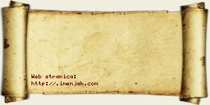 Jakov Dimčić vizit kartica